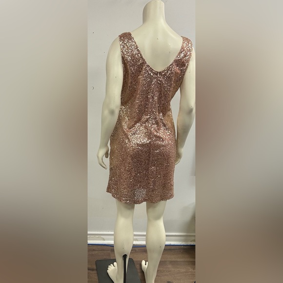 RUE 21 SEQUINED DRESS SLEEVELESS mini FULLY LINED BACK ZIPPER SIZE XL - Picture 6 of 9